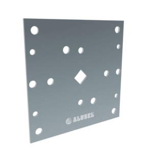 100×100 mm Tüp Motor Yatak Plaketi