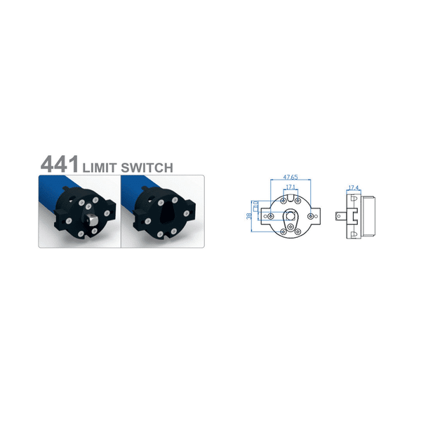 Cuppon CM45S 60 M 15 NM Panjur Motoru