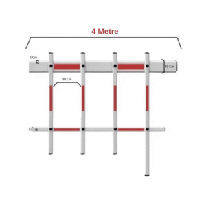 POLE 4 Metre Çitli Bariyer Kolu