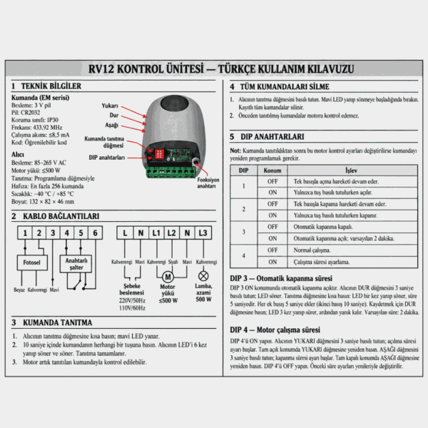 RV12-KONTROL-KARTI-KULLANIM-KILAVUZU.png BVA Otomatik Kepenk Alıcı Kart Takımı (RV12)