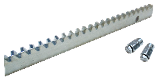 White Rose 30x10 galvanize çelik vidalanabilir kremayer dişli — 1 m