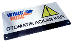 White Rose Uyarı etiketi