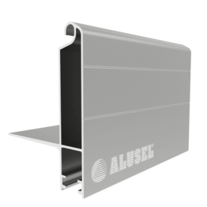 Alüminyum ES-405 Galvaniz Kepenk Köşebentli Alt Parça Lameli