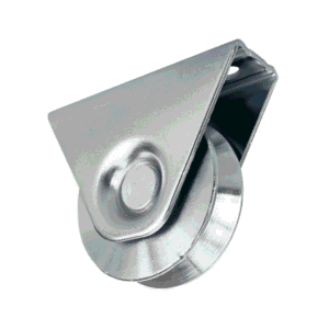 Bahçe Kapısı Tekeri V Kanal Ø80 mm (20 mm Yatak Çapı)