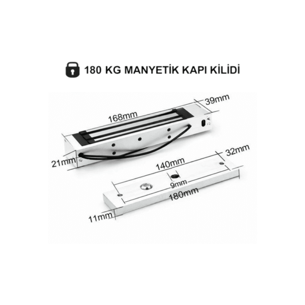 K 180 M Manyetik Kapı Kilidi (Geçiş Sistemleri Uyumlu)