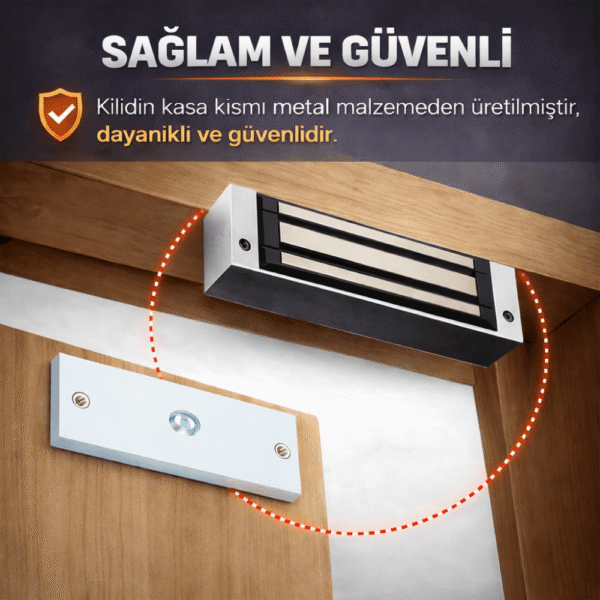 K 180 M Manyetik Kapı Kilidi (Geçiş Sistemleri Uyumlu)