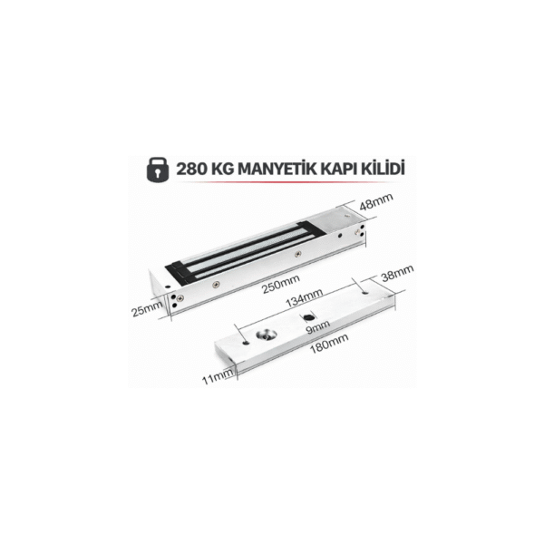 K 280 M Manyetik Kapı Kilidi Durum Göstergeli (Led Göstergeli)