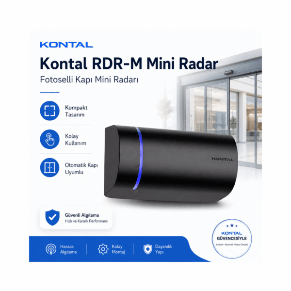 Kontal RDR-M Fotoselli Kapı Radarı (Mini Kapı Radarı)