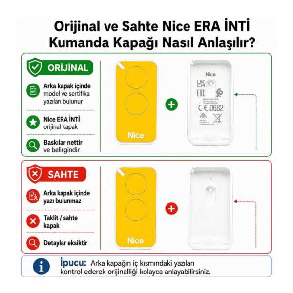 Nice Era İnti Kumanda (Sarı)
