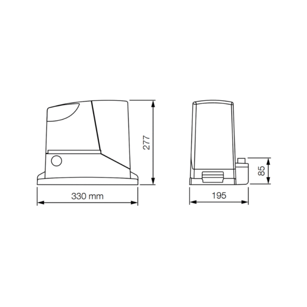 Nice Road 400 Kapı Motoru (Kit Paket)