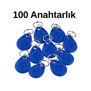100 Adet MiFare Anahtarlık (13,56 Mhz Akıllı Anahtarlık)