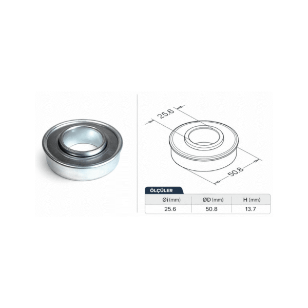 rulman-25-6x50-8mm-seksiyonel-kapi-yan-bayrak-rulmani-2.png Rulman Taşıyıcı 3mm (25.6×50.8mm Rulman Uyumlu)