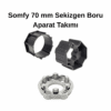 Somfy 70 mm Sekizgen Boru Aparat Takımı